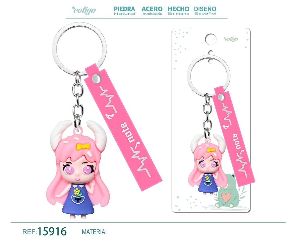 Llavero de dibujos animados - Accesorios y llaveros divertidos