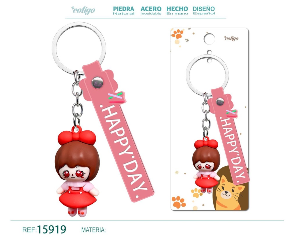 Llavero de dibujos animados - Accesorios y llaveros divertidos