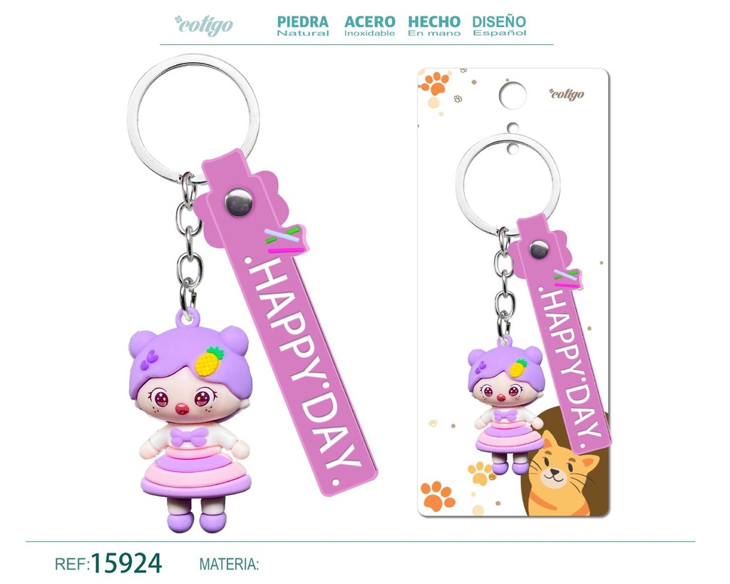 Llavero de dibujos animados - Accesorios y llaveros divertidos