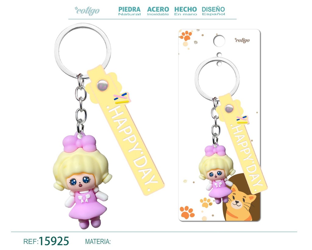 Llavero de dibujos animados - Accesorios y llaveros divertidos