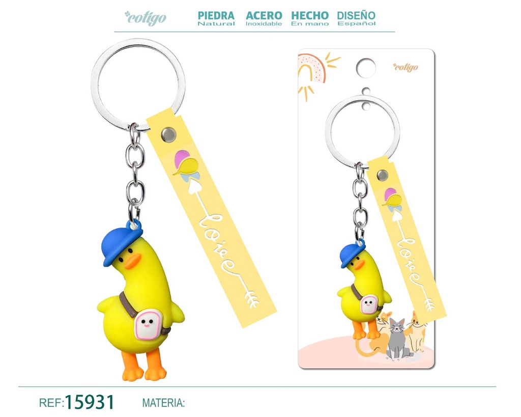 Llavero de dibujos animados - Accesorios y llaveros divertidos