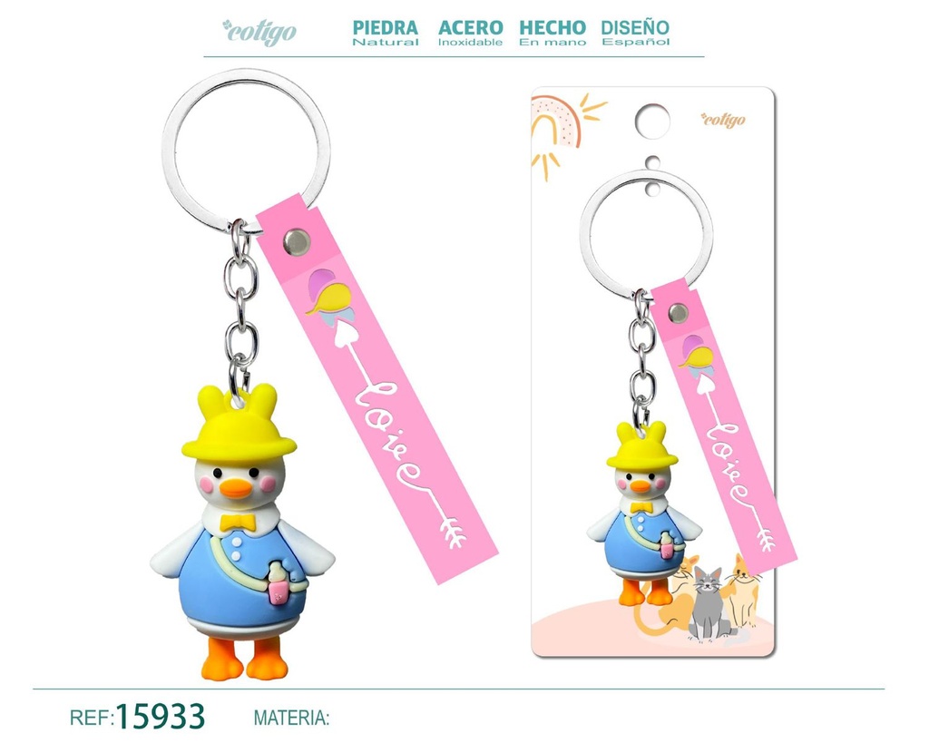 Llavero de dibujos animados - Accesorios y llaveros divertidos