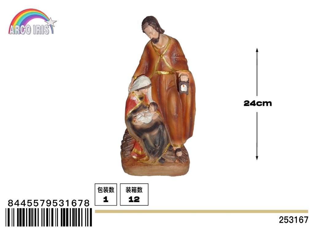 Figura de Belén de nacimiento de Niño Jesús - Adorno navideño