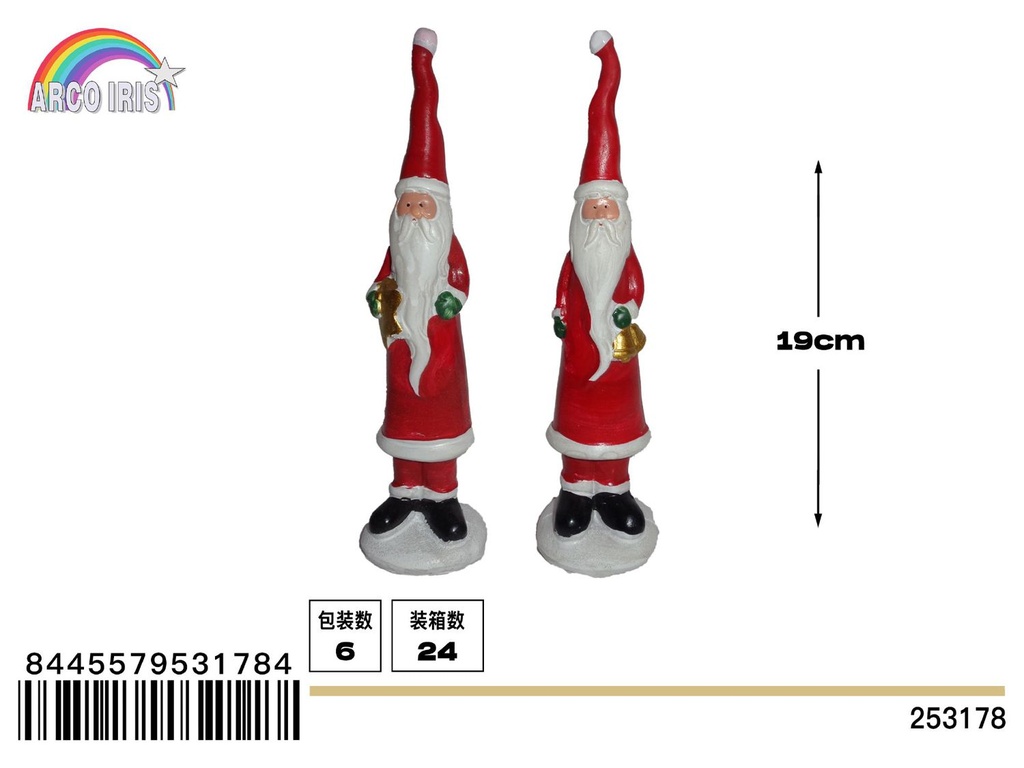 Figura de Papa Noel 2pcs - Adorno navideño