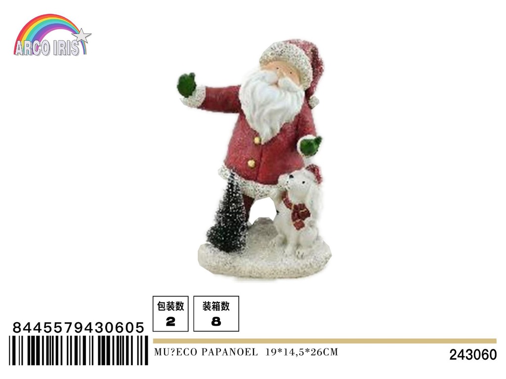 Muneco Papá Noel 19*14.5*26 cm - Decoración navideña