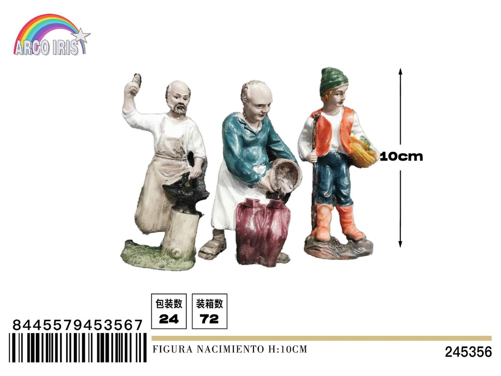 Figura nacimiento 10 cm - Adorno navideño