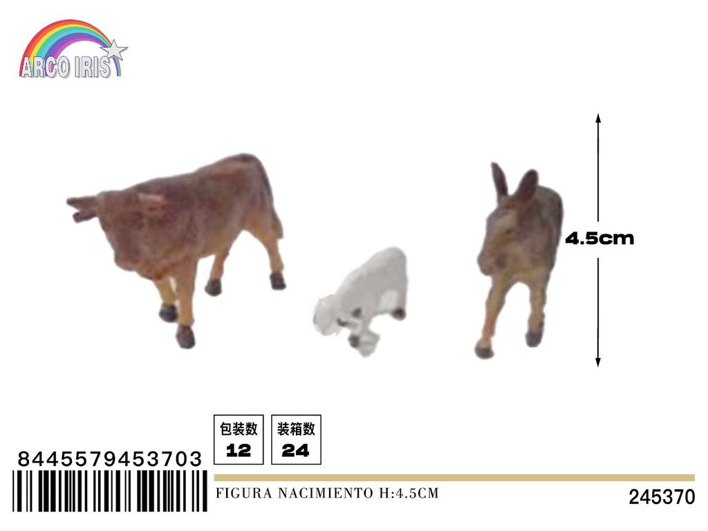 Figura nacimiento 4.5 cm - Adorno navideño