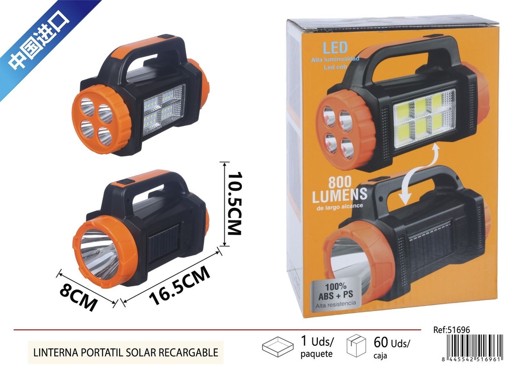 Lintera portátil solar recargable - Electrónica y lámparas de trabajo