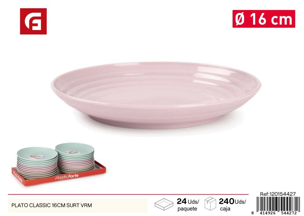 Plato clásico 16 cm surtido - Utensilios de cocina