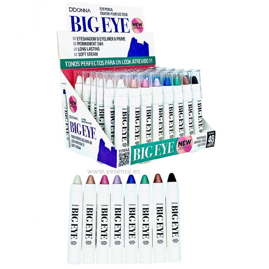 Lápiz de ojos Big Eye 48/U 11104A - Cosmético para ojos y delineado