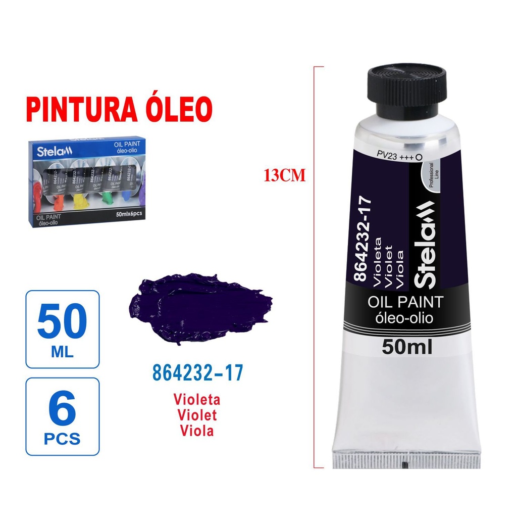 Pintura al óleo verde azulado 50ml - Material artístico