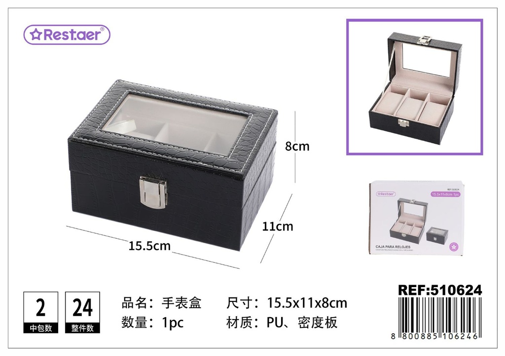 Caja para relojes - Artículos de belleza