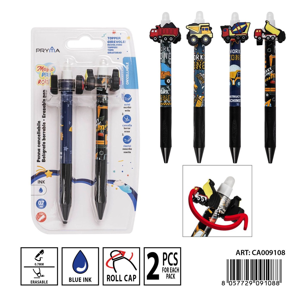 Bolígrafo borrable Magic Roll 0.7mm - Artículos de escritura