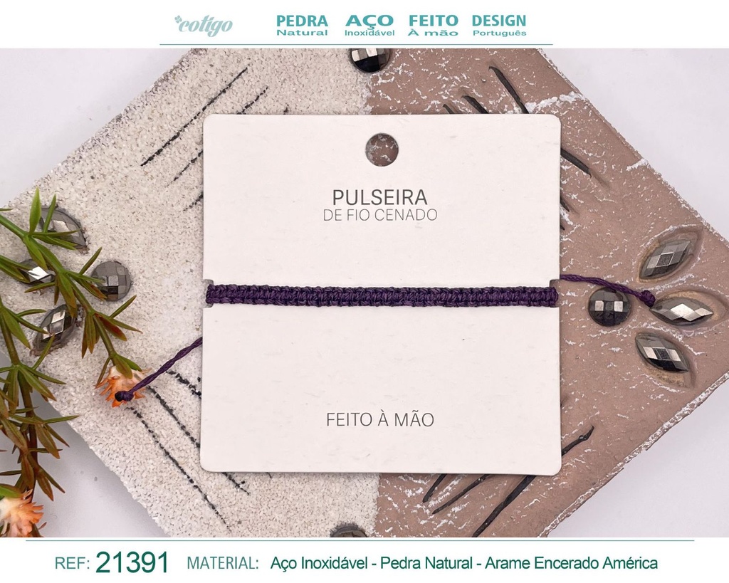 Pulsera de hilo encerado - Joyería y amuletos