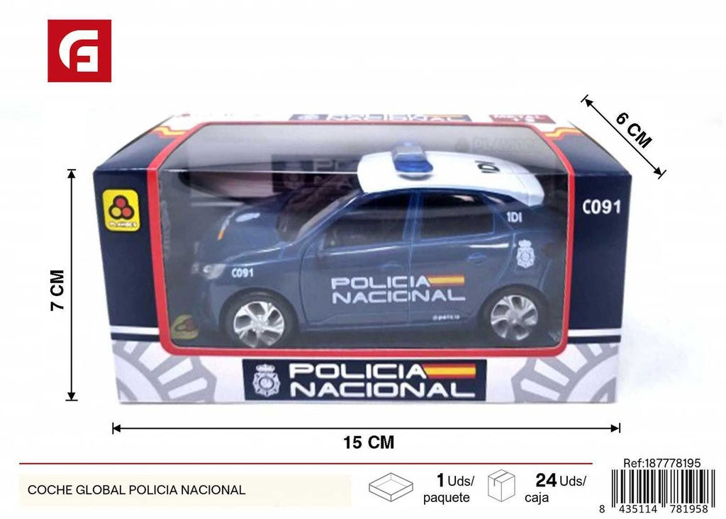 Coche de juguete policía nacional - Juguetes