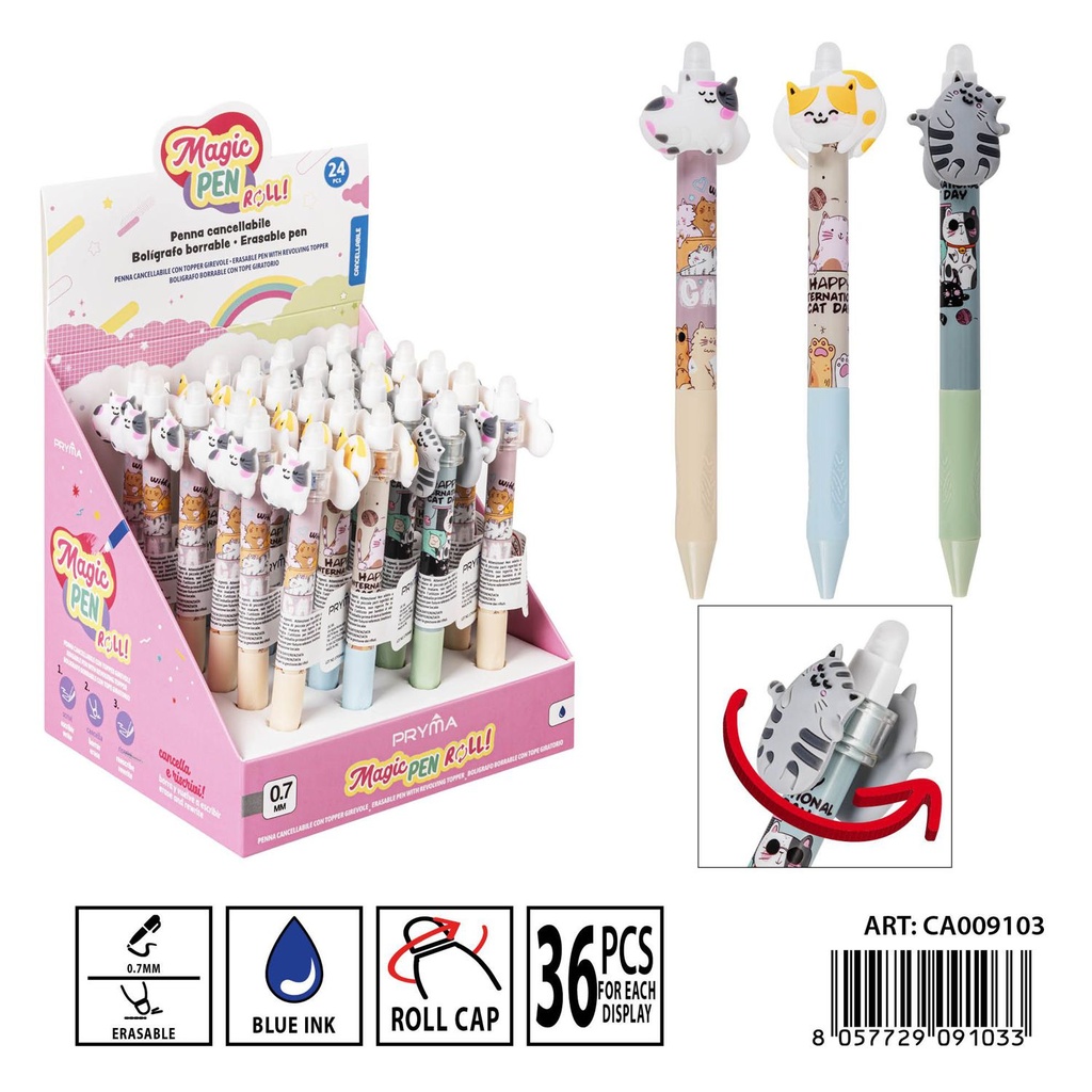 Bolígrafo borrable Magic Roll 0.7mm - Herramientas de escritura