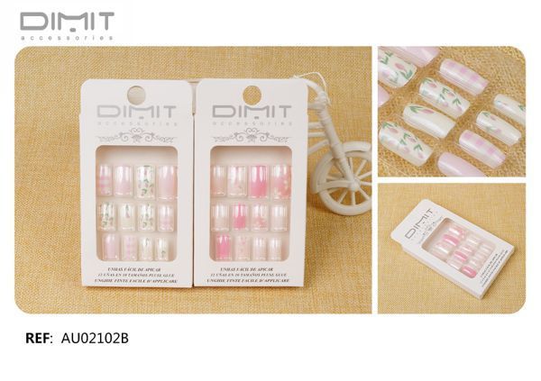 Postizas 12/U AU02102B DM - Accesorios de uñas