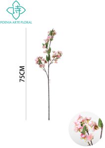 Ramo de flores artificiales - Pequeña flor de begonia 75 cm