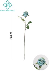 Ramo de flores artificiales - Rosa única 66 cm