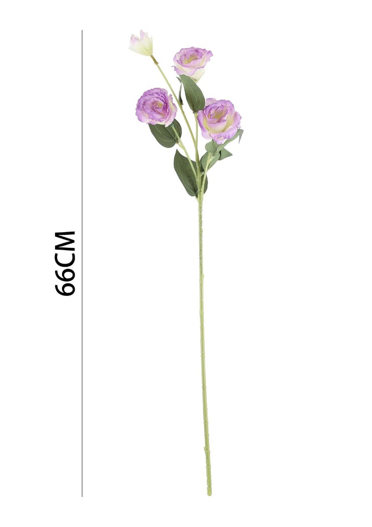 Ramo de flores artificiales - Lis de 4 cabezas en 66 cm