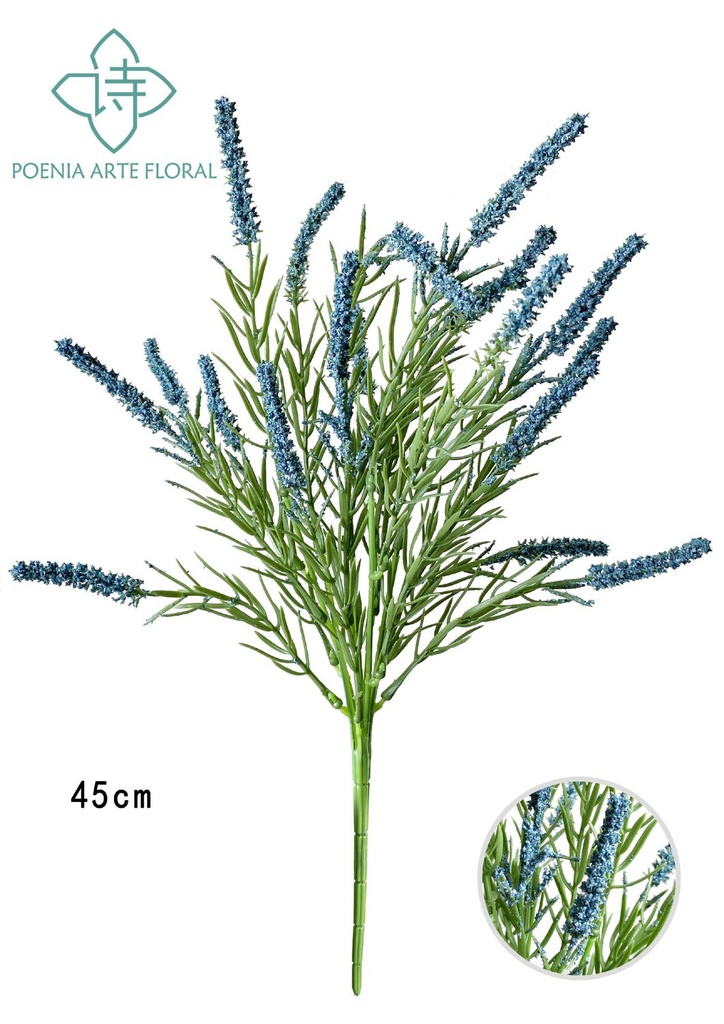 Ramo de lavanda de espuma de 7 cabezas - Ramo decorativo