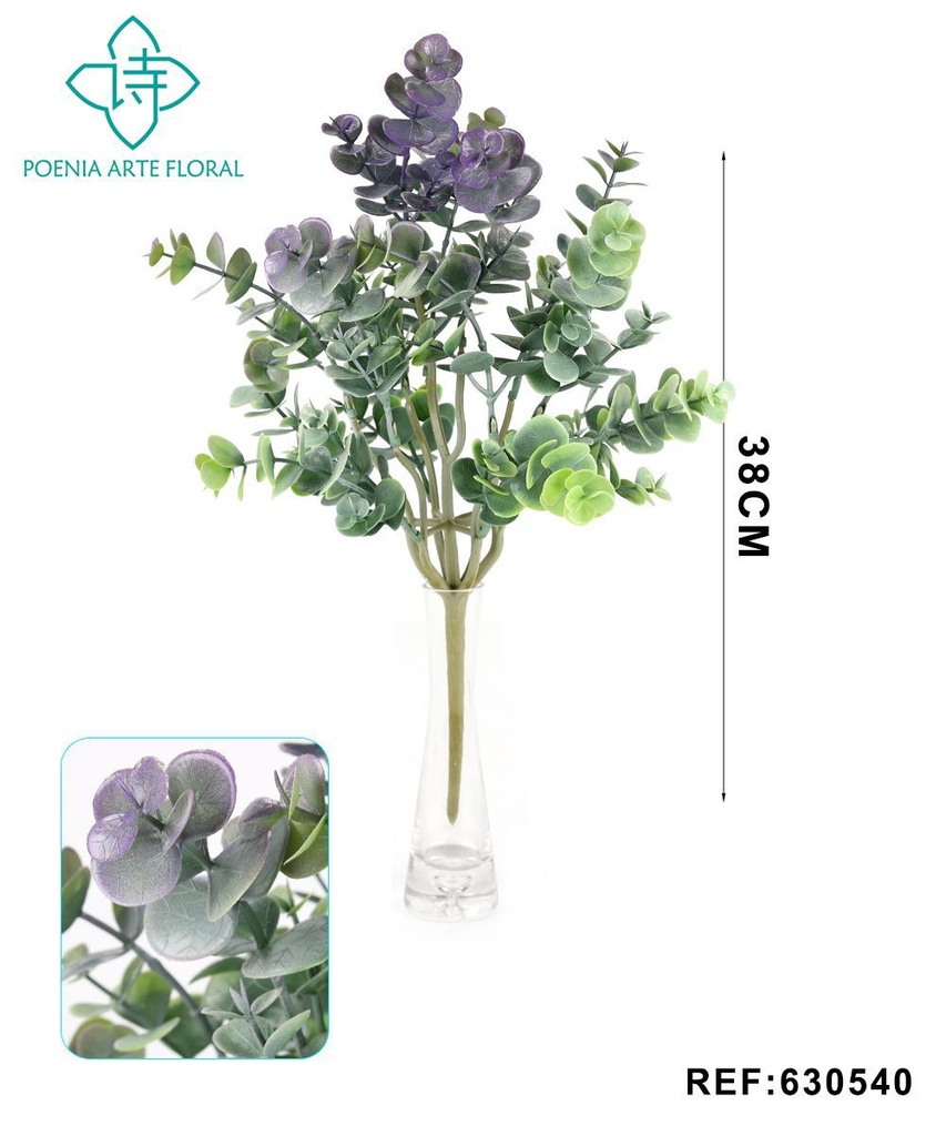 Ramo decorativo 630540 en púrpura - Ramo decorativo - Serie de hierbas de agua