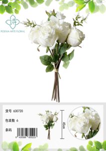 Ramo de rosas amante 9 cabezas 45 cm - Decoración floral y bouquet