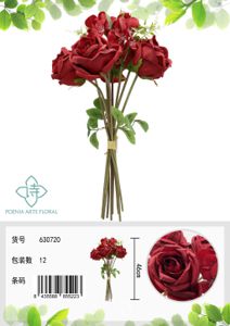 Ramo de rosas amante 9 cabezas 45 cm - Decoración floral y bouquet