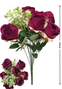 Ramo de 12 rosas en colores otoñales - Bouquet de flores grandes