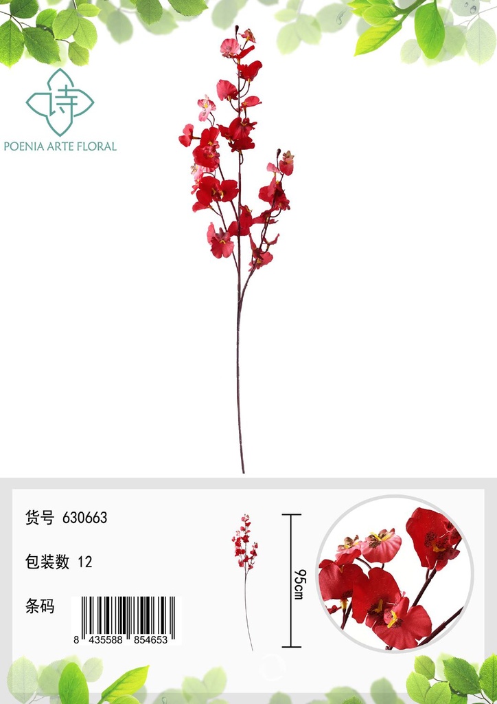 Ramo de saltamontes de 4 dedos - Decoración floral