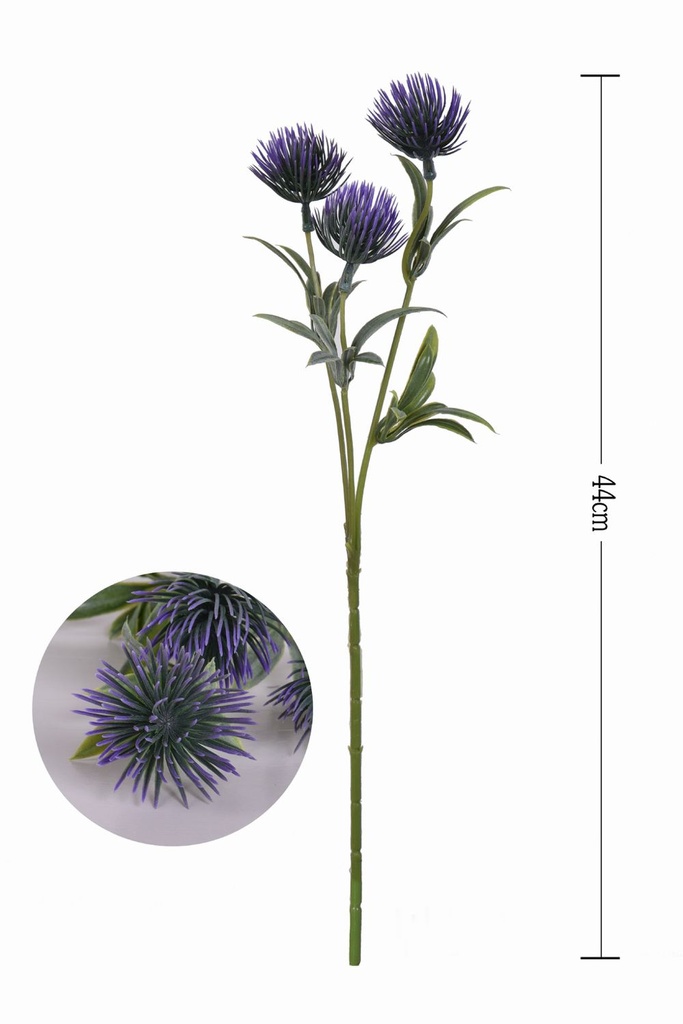 Ramo de 3 cabezas de plástico - Decoración floral