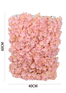 PANEL DE HORTENSIA ARTIFICIAL - Jardín vertical y decoración de plantas