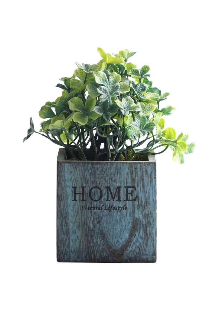 Pozuelo de flores artificiales - Pequeño macetero decorativo