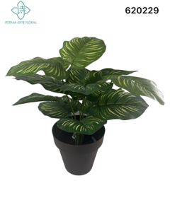 Bonsái artificial de planta verde de 45 cm con hojas RAYA - Planta decorativa