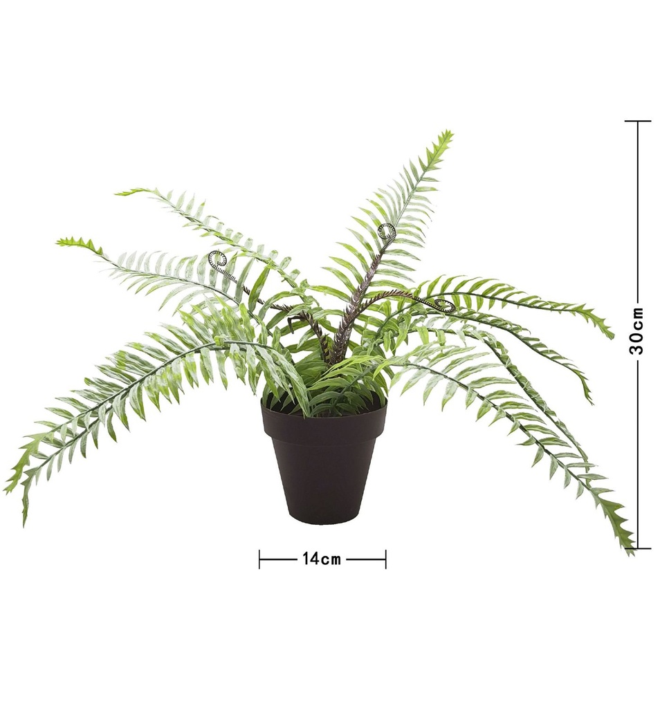 Bonsái artificial de goma suave blanca - Planta decorativa