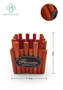Maceta cuadrada de madera en diferentes alturas - Maceta de madera