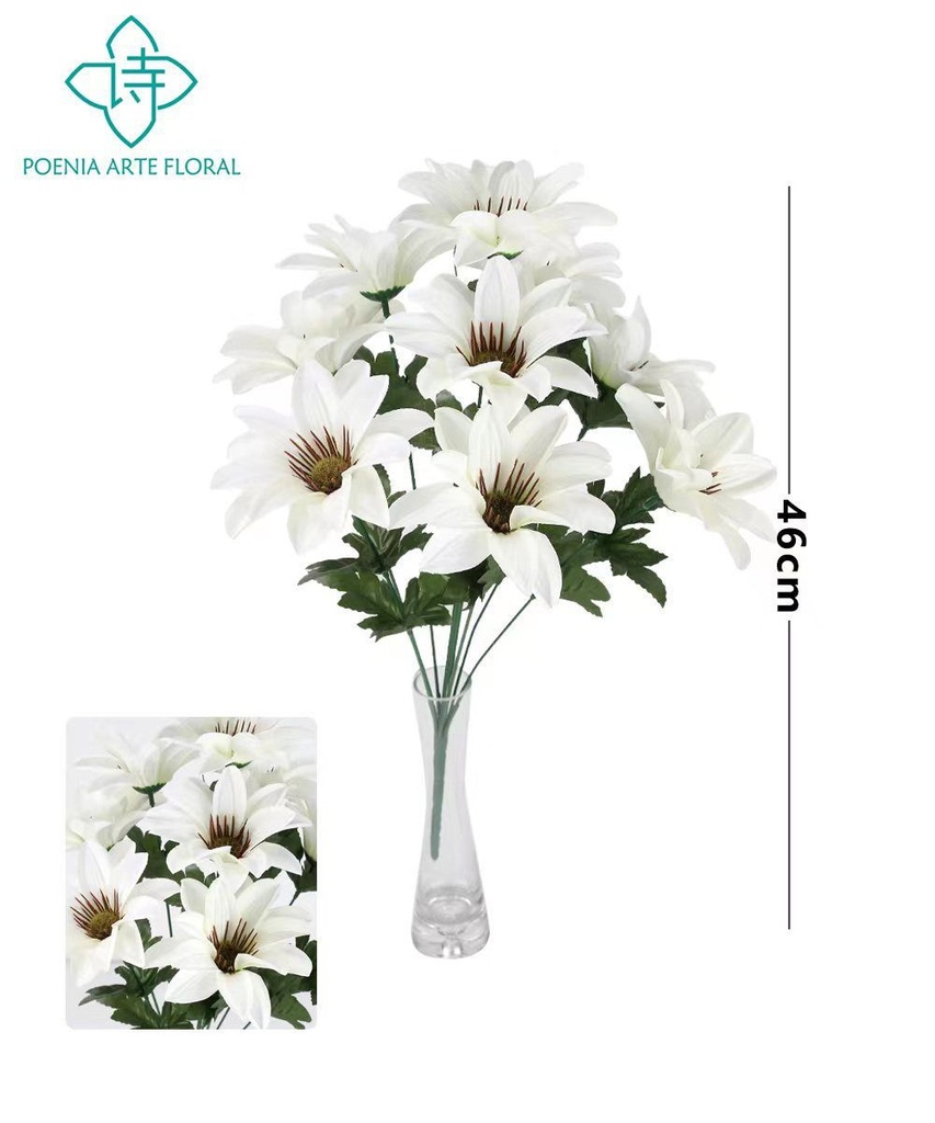 Ramo de flores de seda - 630845 Blanco (8435588806473)