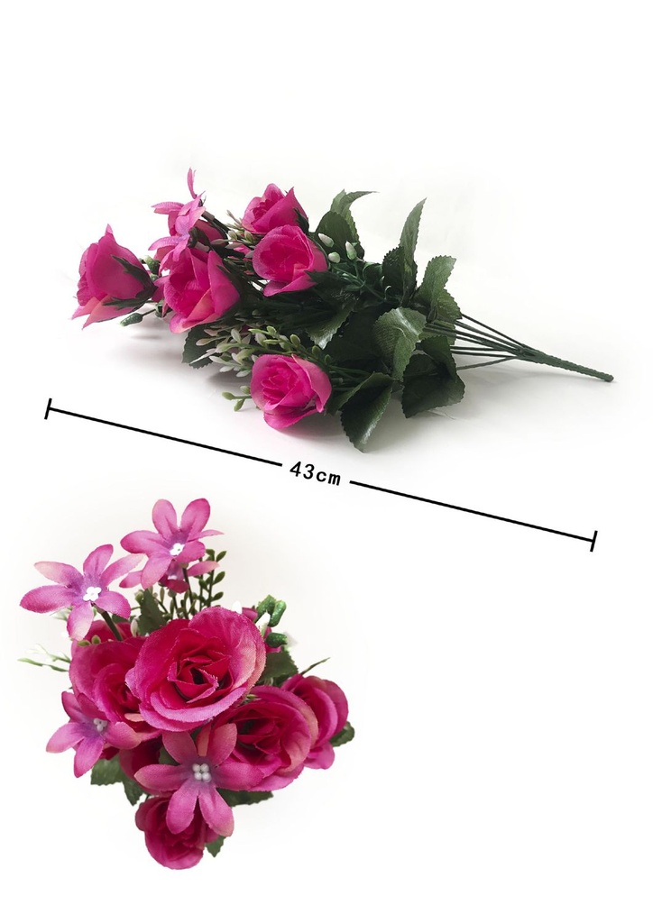 Ramo de pequeñas rosas (10 cabezas)
