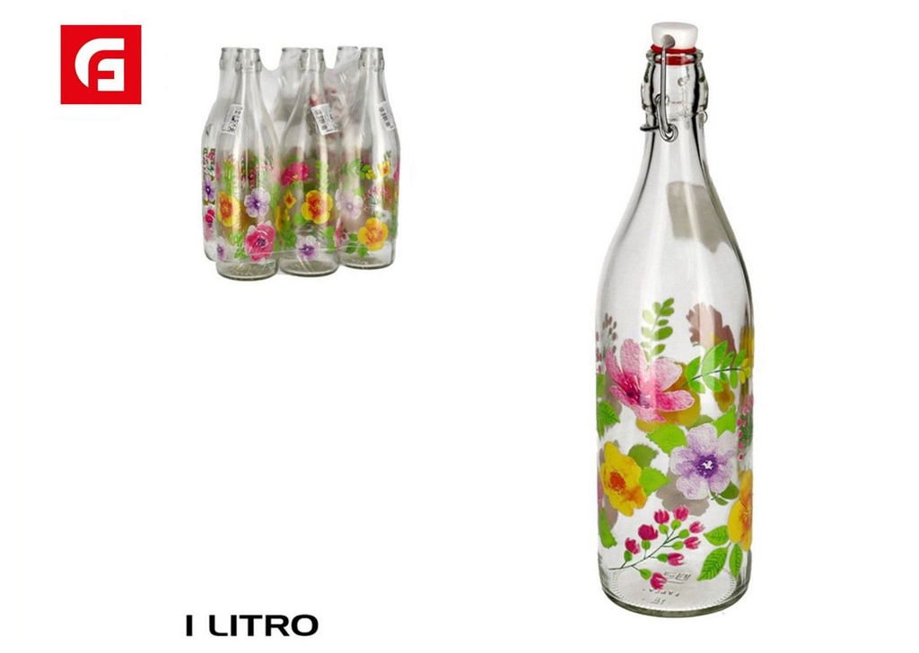 Botella Lory 1 L jardín de primavera - Botellas y recipientes