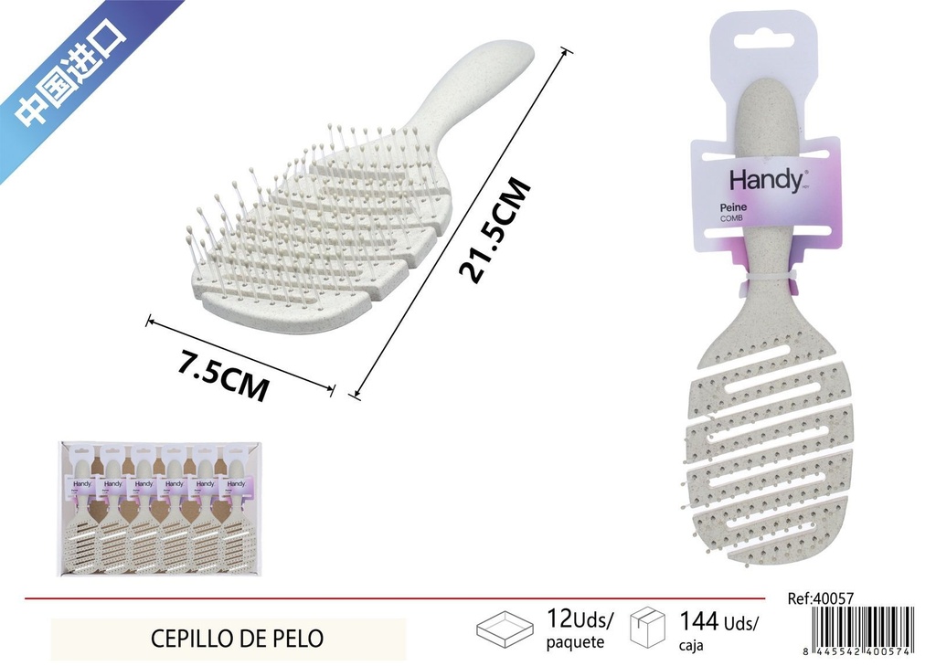 Cepillo de pelo calado - Accesorios de belleza y cuidado del cabello