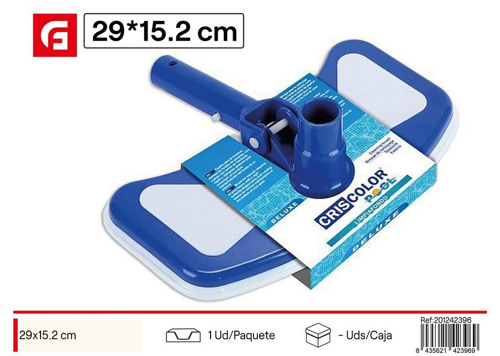 Limpiafondos de piscina 29x15.2 cm - Accesorios de piscina