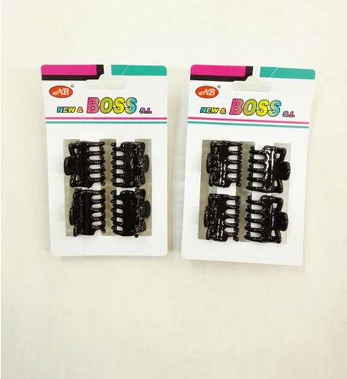 Pinza mini negra 2.5 cm 12 unidades - Accesorios para el cabello