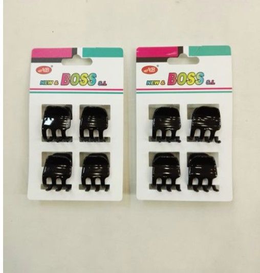 Pinza de pelo negra 1.8 cm 12 unidades - Accesorios básicos para el cabello