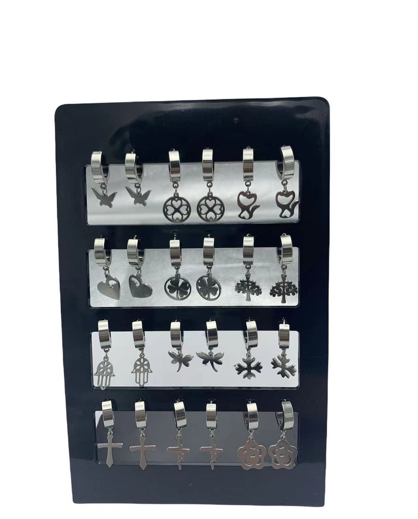 Pendientes 12 pares - Accesorios de joyería