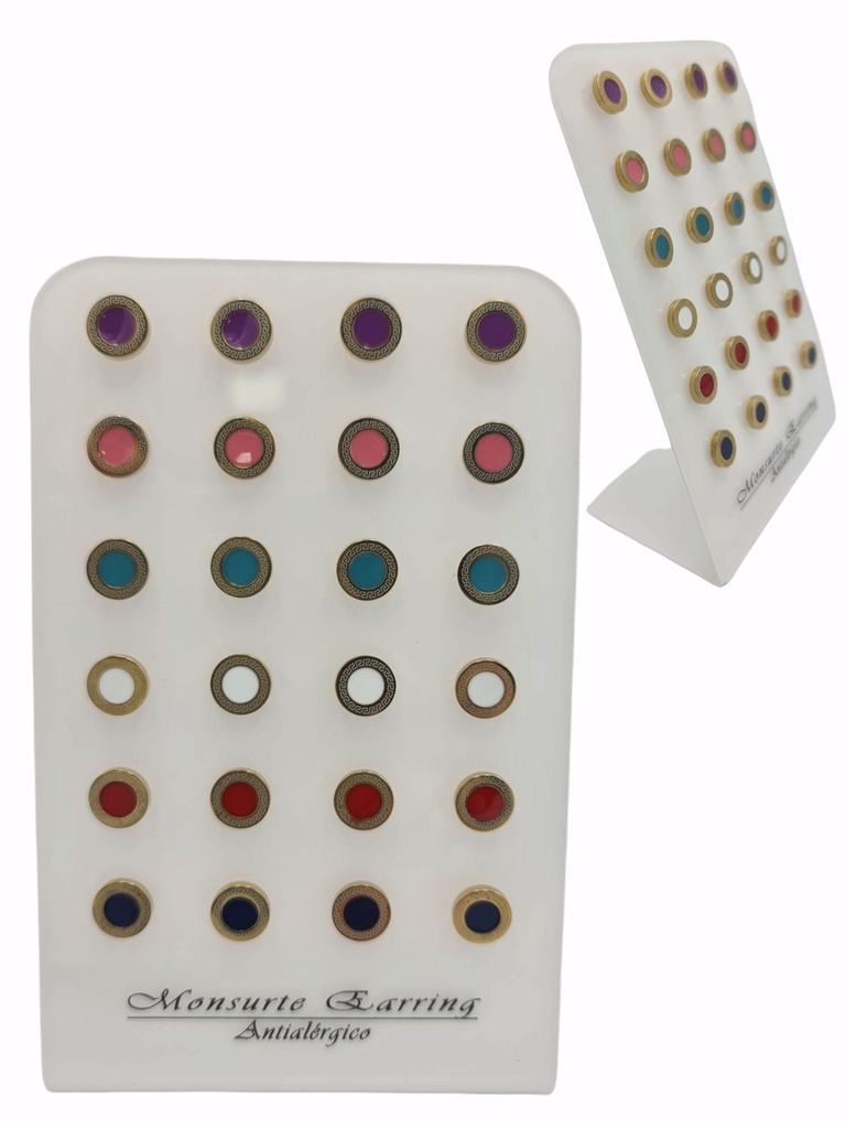 Pendientes antialérgicos 12 pares - Accesorios hipoalergénicos