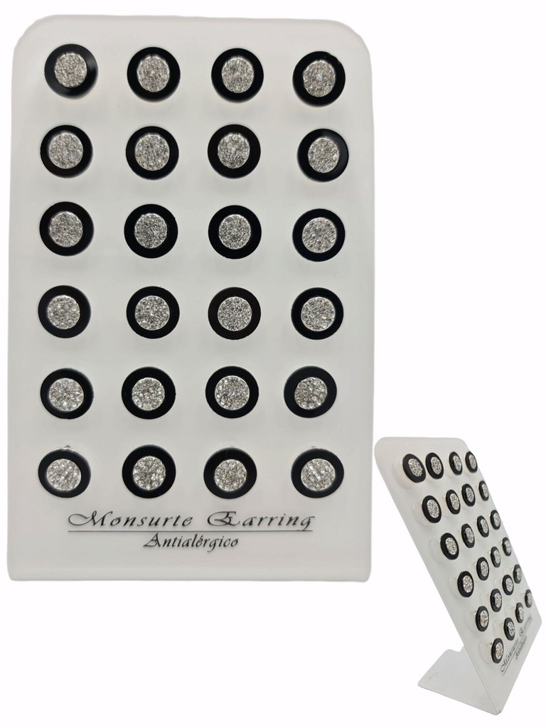 Pendientes antialérgicos 12 pares - Accesorios seguros