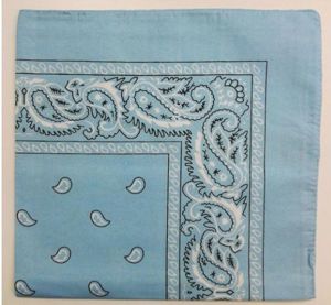 Pañuelo 55x55 azul claro 12 unidades - Pañuelos y accesorios