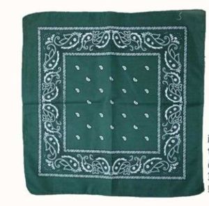 Pañuelo 55x55 verde oscuro 12 unidades - Pañuelos y accesorios