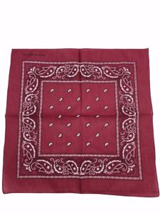 Pañuelo 55x55 burdeos 12 unidades - Pañuelos y accesorios
