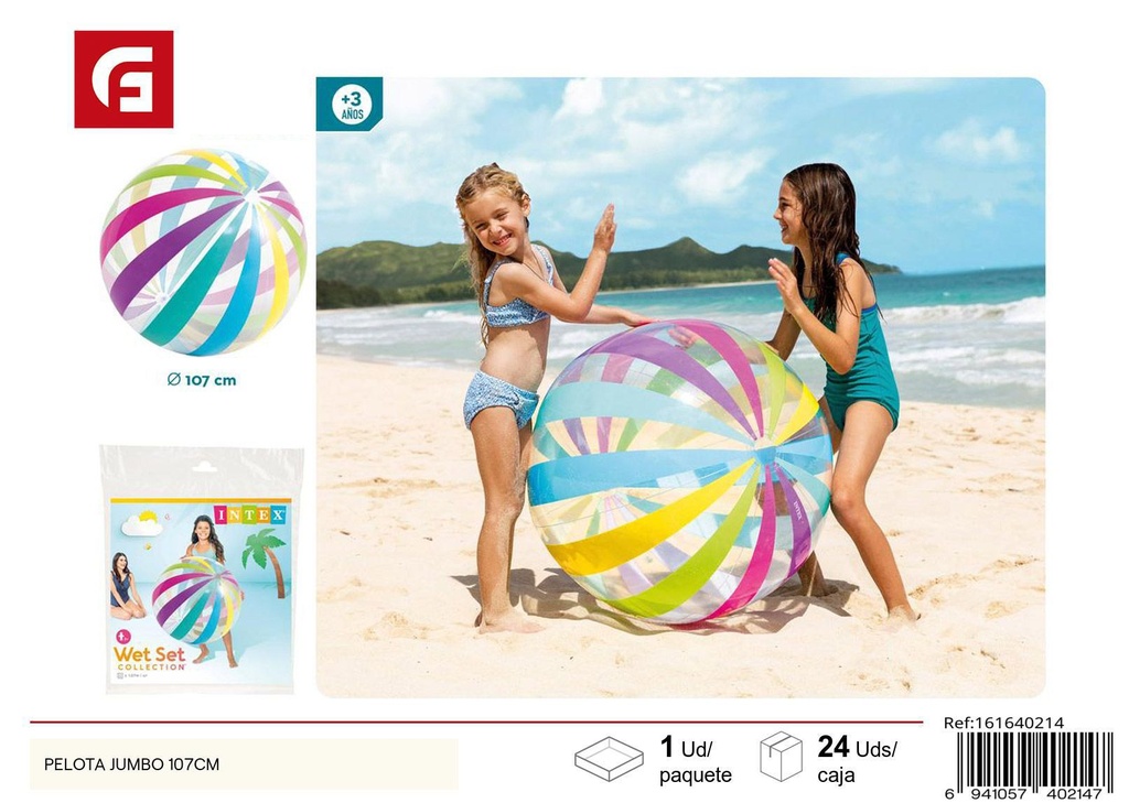 Pelota Jumbo 107cm - Productos de verano e inflables infantiles